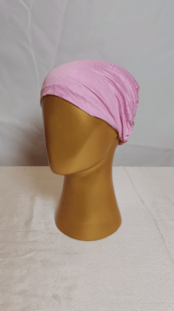 Plain Elastic Cap - Baby Pink